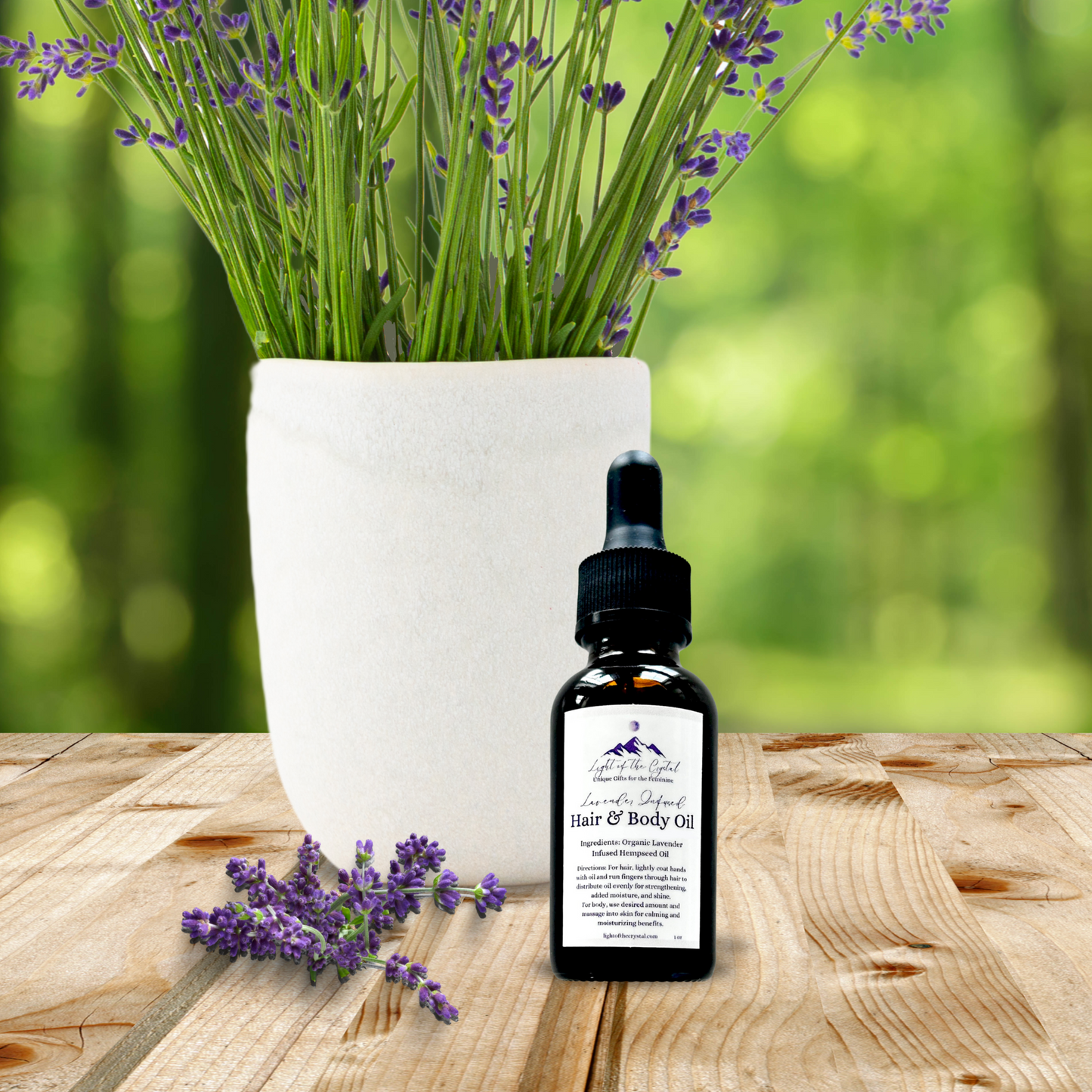 Lavender Infused Hair & Body Oil